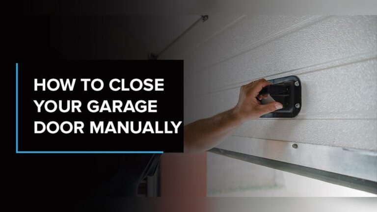 Close the Garage Door