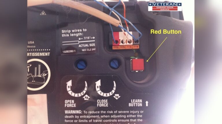 Craftsman Garage Door Opener Learn Button