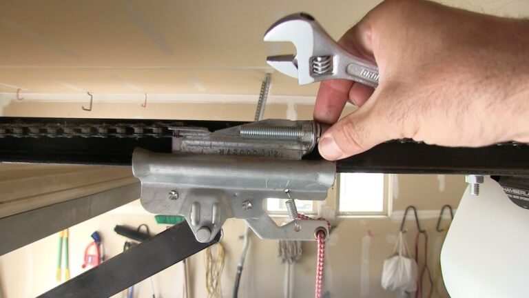 Garage Door Chain Tension