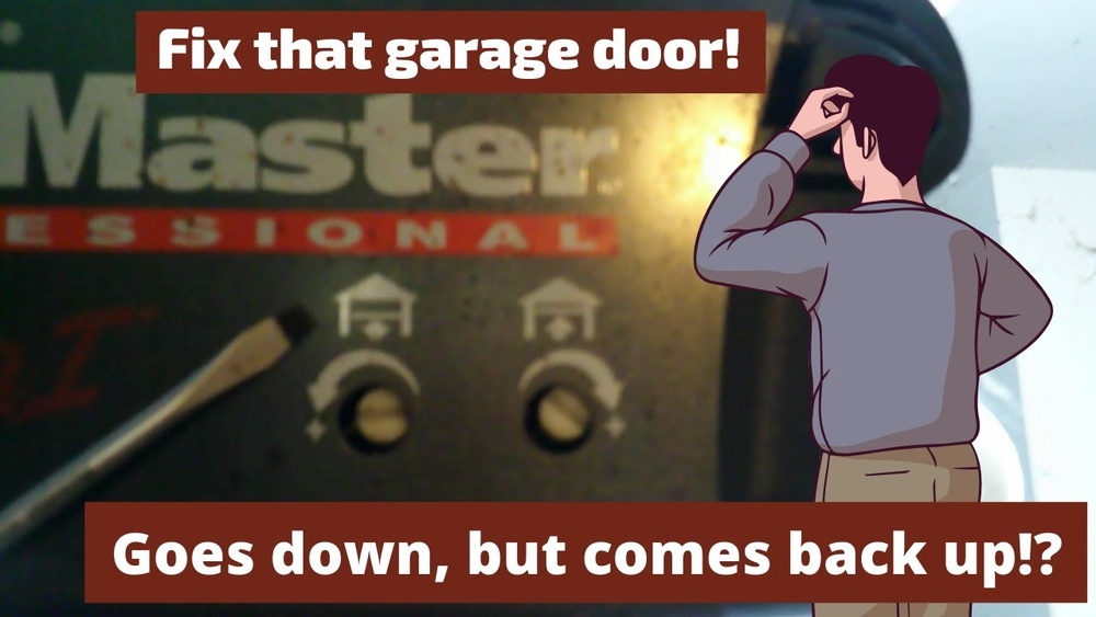Garage Door Closes Then Opens