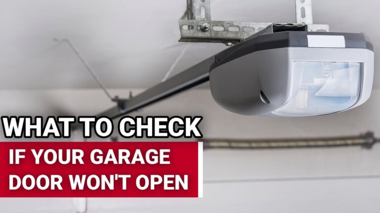Garage Door Opener Not Working