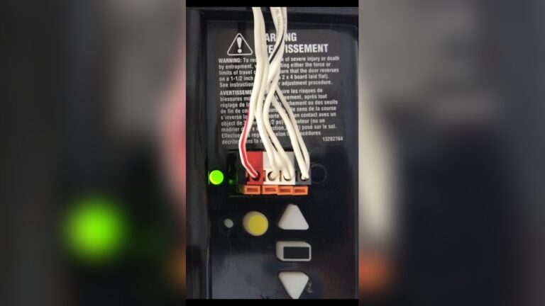 Garage Door Opener Wire
