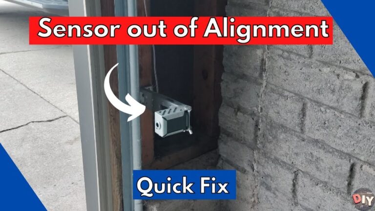 Garage Door Sensor Not Working