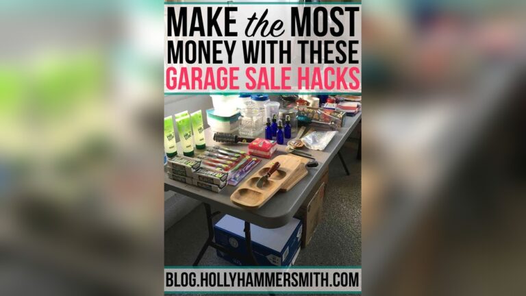 Garage Sale Tips