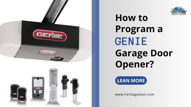 Genie Garage Door Opener Programming