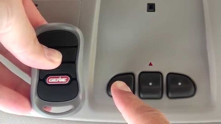 Genie Garage Door Opener Programming to Car