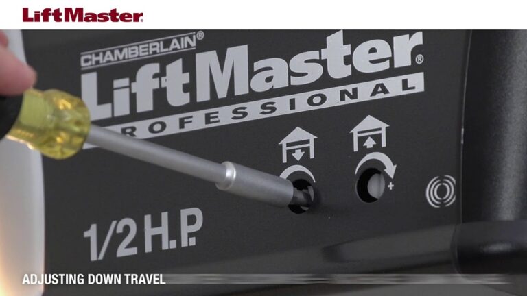 How to Adjust Garage Door Travel