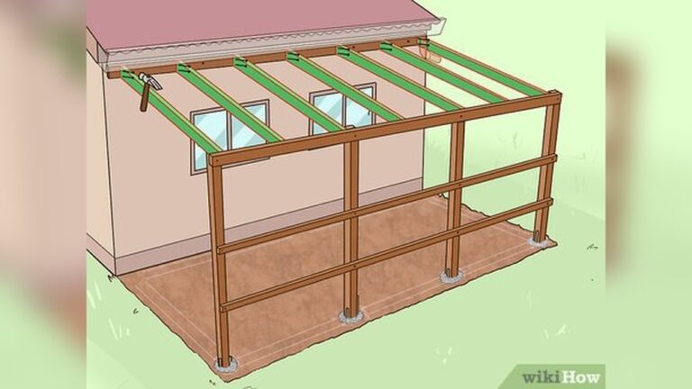 How to Build a Lean to off Garage