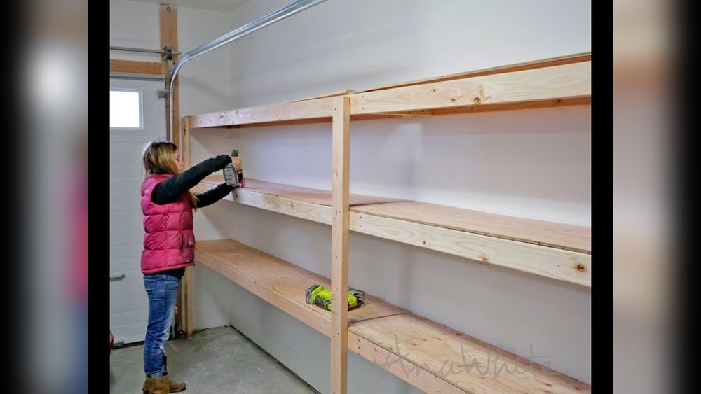 How to Build Garage Shelves