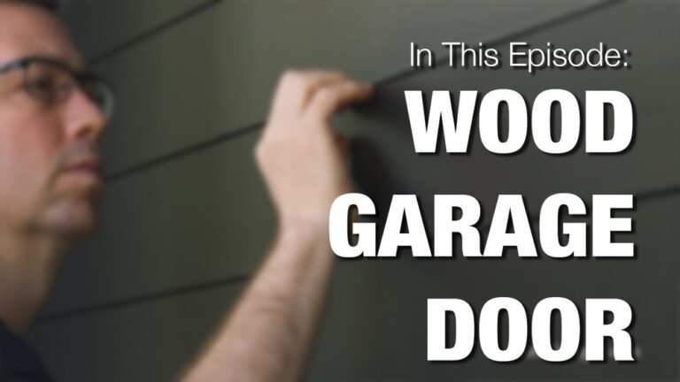 How to Clad a Garage Door With Wood