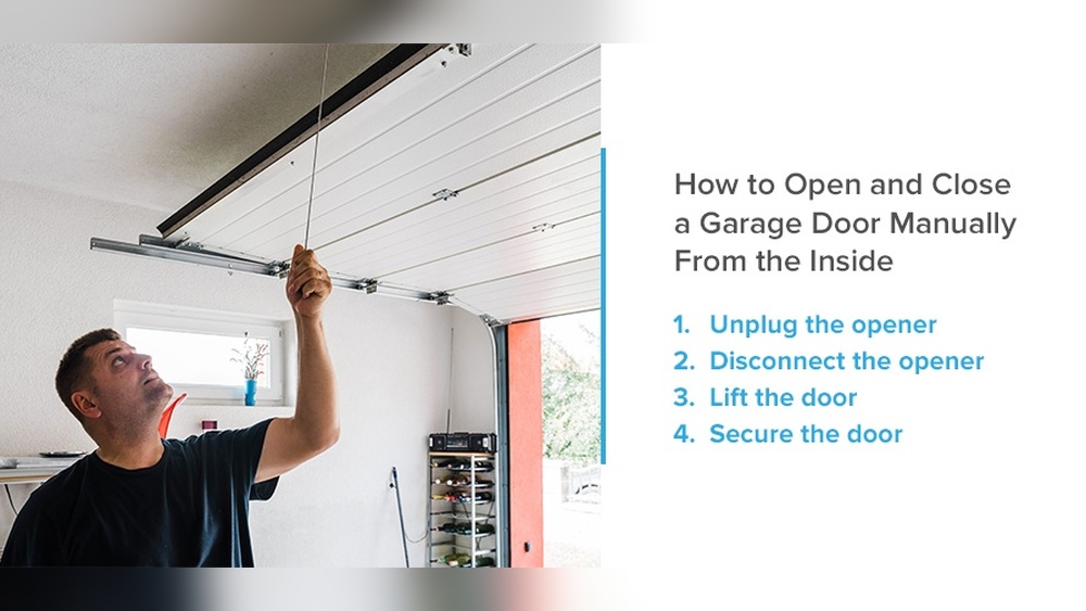 How to Close Garage Door Manually