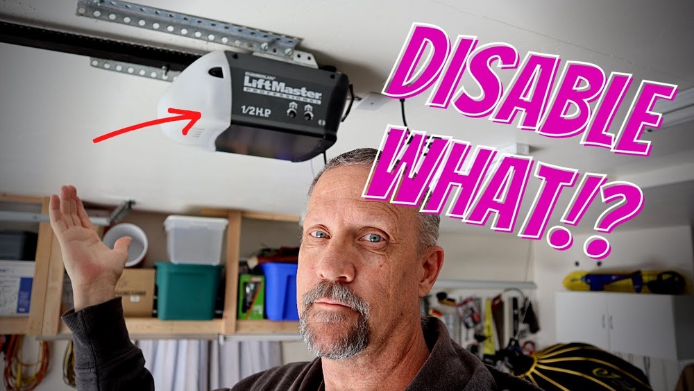 How to Disable Garage Door Opener