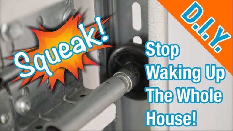 How to Fix a Squeaky Garage Door