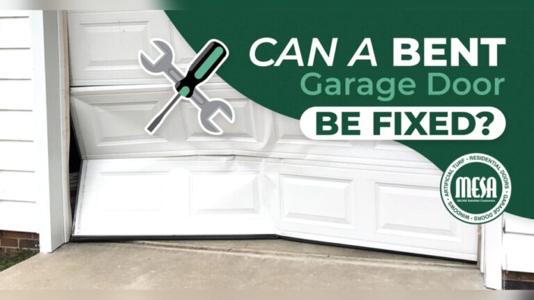 How to Fix Bent Garage Door