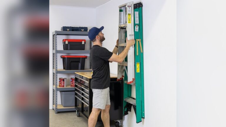 How to Hang Ladder in Garage