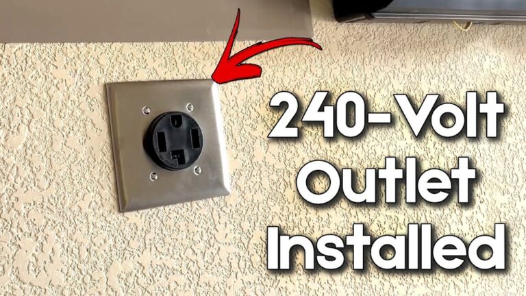 How to Install 240V Outlet in Garage