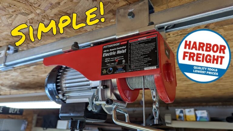 How to Install an Electric Hoist in Garage