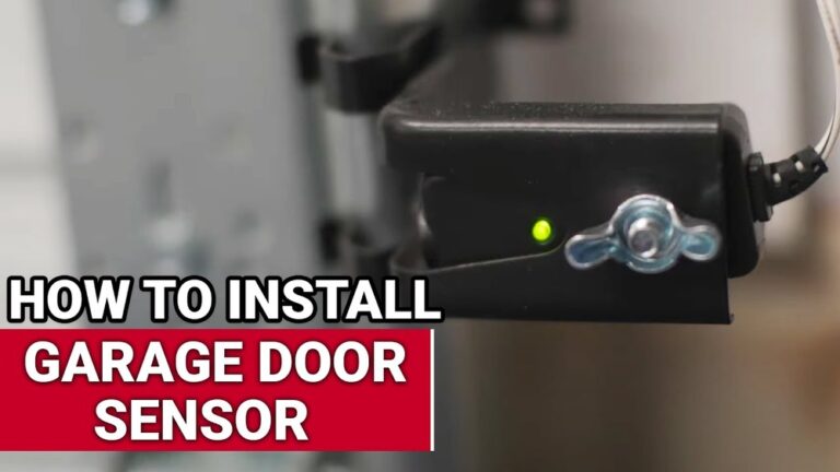 How to Install Garage Door Sensors