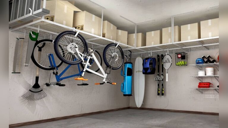 How to Install Overhead Garage Storage Racks