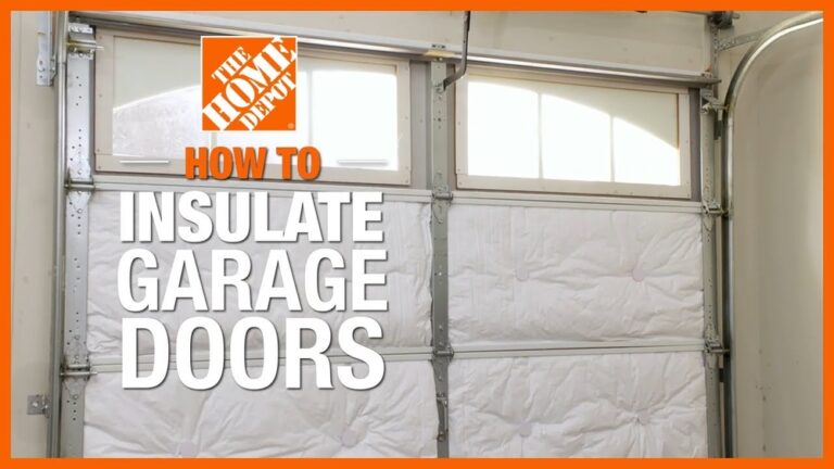 How to Insulate a Garage Door