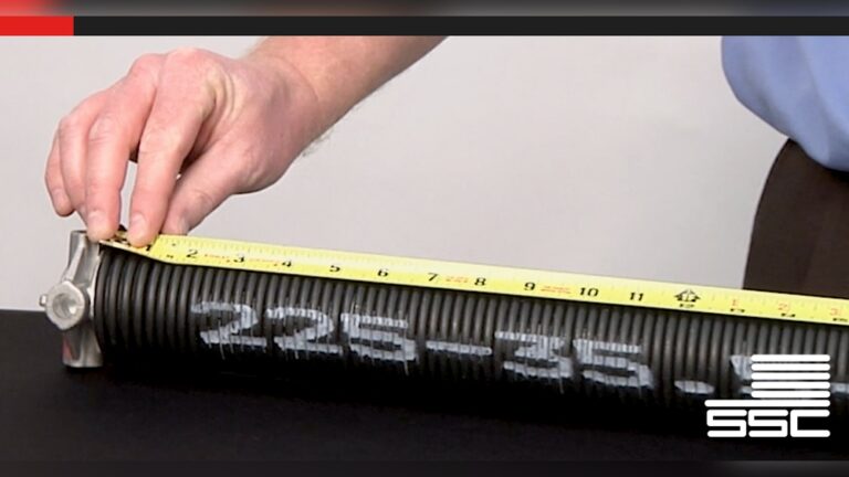 How to Measure Garage Door Springs