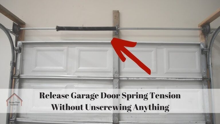 How to Remove a Garage Door
