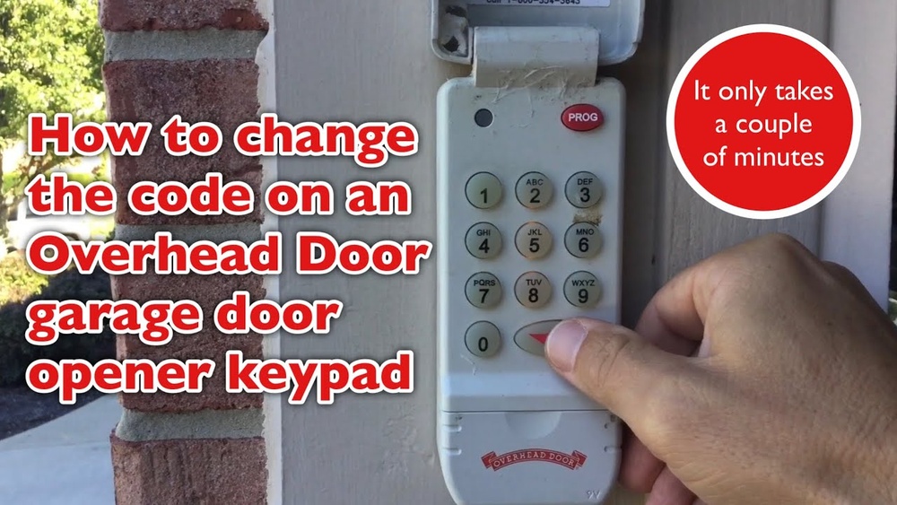 How to Reprogram Garage Door Keypad
