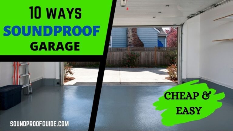 How to Soundproof a Garage