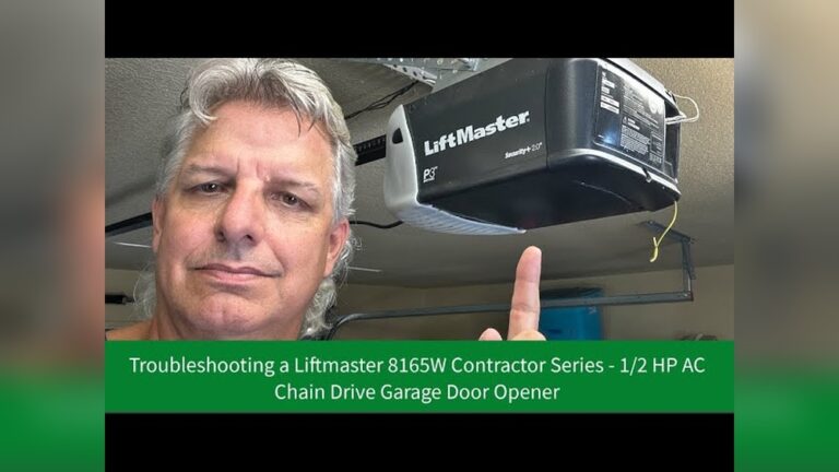 Liftmaster Garage Door Opener Troubleshooting