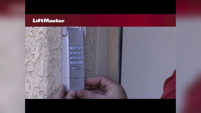 Liftmaster Keypad Battery Replacement