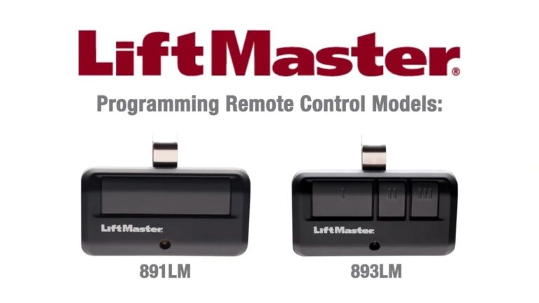 Program Liftmaster Remote