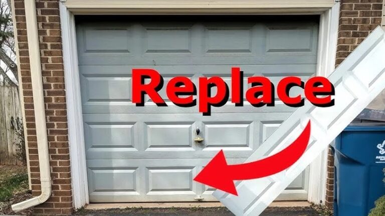 Replace Garage Door Panel
