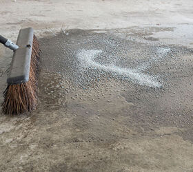Cleaning Oil Spills Garage Driveway