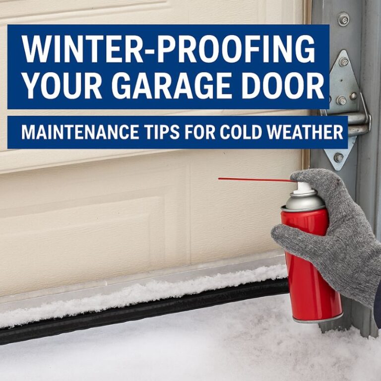 Tips Winter Proofing Garage